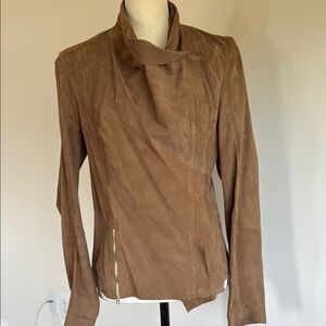 Brown Suede Women's Jacket